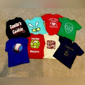 COPY - Holiday shirt lot, size 5/5t